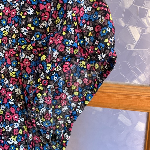 Floral Short Sleeve Mini Dress - Picture 5 of 8